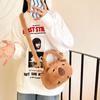 Плюшевый рюкзак Capybara Capybara Plush Backpack Большая вместимость Мультяшная сумка на плечо Детский подарок на день рождения
