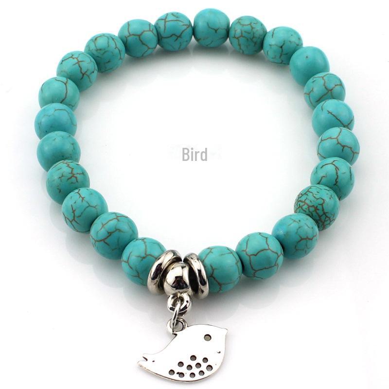 Turquoise Beaded Bohemian Bracelets: European & American Fashion