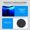 Car Water Cup Drinks Holder Coaster Luminous Mat Accessories For Jeep Cherokee Patriot Liberty Wrangler JK JL Commander AJU1