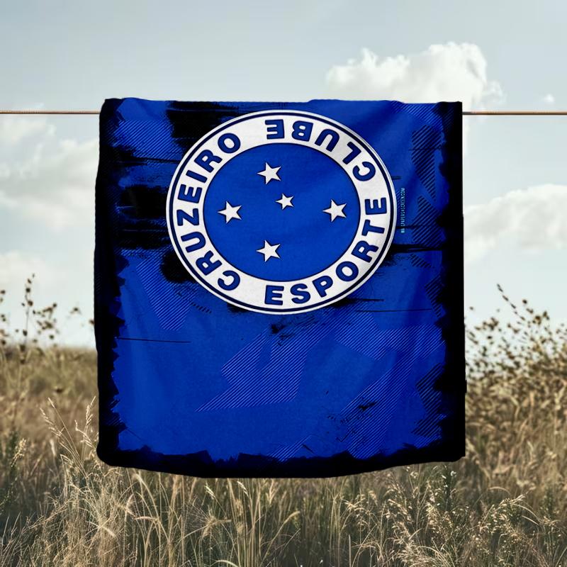 1PC Cruzeiro Esporte Clube Printed Soft Flannel Blanket Throw for Adult Bedroom Living Room Sofa Camping Travel Fan gifts Christmas Gifts