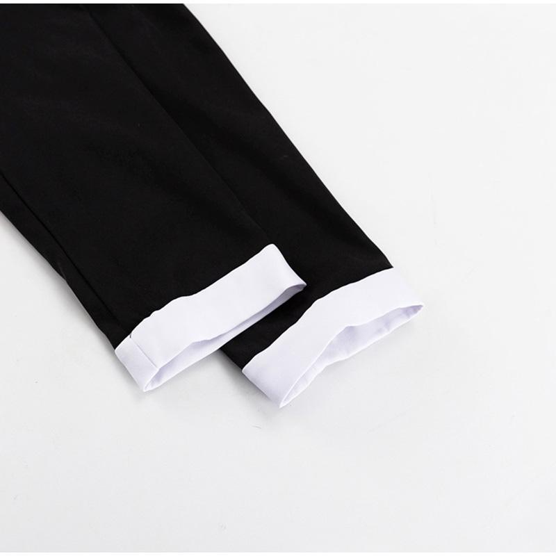 Узкий контрастный комплект пальто и шорт, женский однобортный топ с длинным рукавом, шорты с высокой талией, новинка 2025 года, элегантный женский костюм