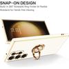 Ring Case - BOOLING - for Samsung Galaxy S22 Ultra - Shockproof Protection - Soft Silicone - White