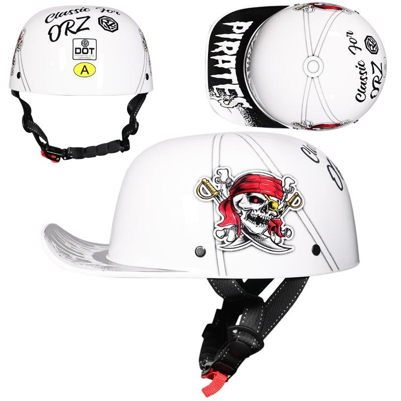 Винтажная гангстерская бейсболка-шлем, шлем для электромобиля, полушлем, шлем-скутер, шлем-кепка