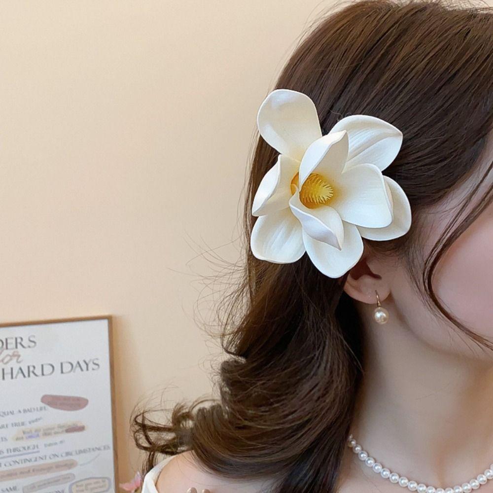 Korean Style Orchid Flower Hairpin Barrettes Bohemia Hairpins  Photo Props