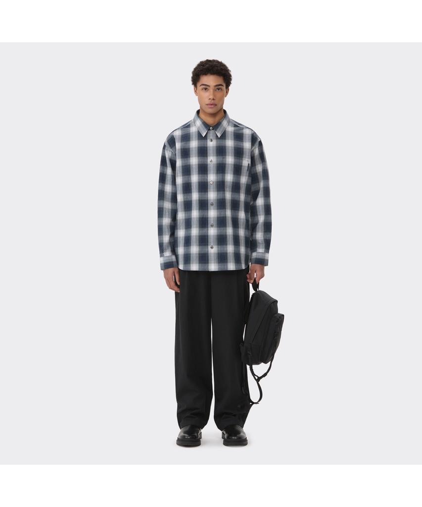 Keoseuuteommellou Black Wide Fit Cotton Setup Pants Cwpas26241Bkx