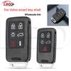 Чехол для смарт-ключа Leo Car для Volvo Xc60 S60 S60L V40 V60 S80 Xc70 S90 S80 S60 5/6 Кнопок с Механическим Ключом Fcc:Kr55Wk49266