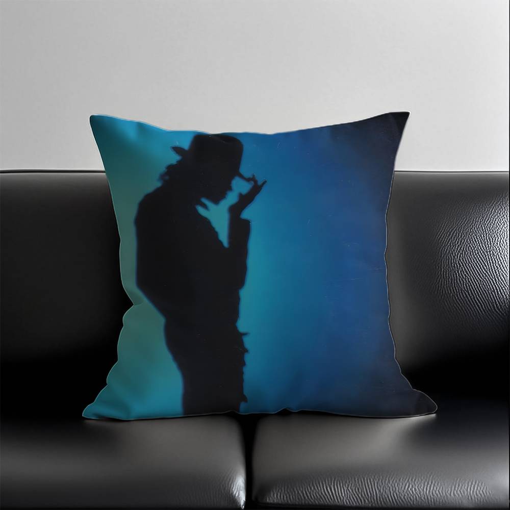 Singer MMichael JJackson Pillow Case SkinFriendly And Comfortable Fabric Pillowcase Lnvisible Lilky Zipper