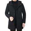 Winter Coat Thick Warm Cotton Coat Middle-aged Business Casual Cotton Coat Medium-long Cotton Coat Middle-aged and Elderly Men's Clothing