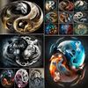 Yin-yang Animal Personality DIY Full Drill Diamond Decorative Painting