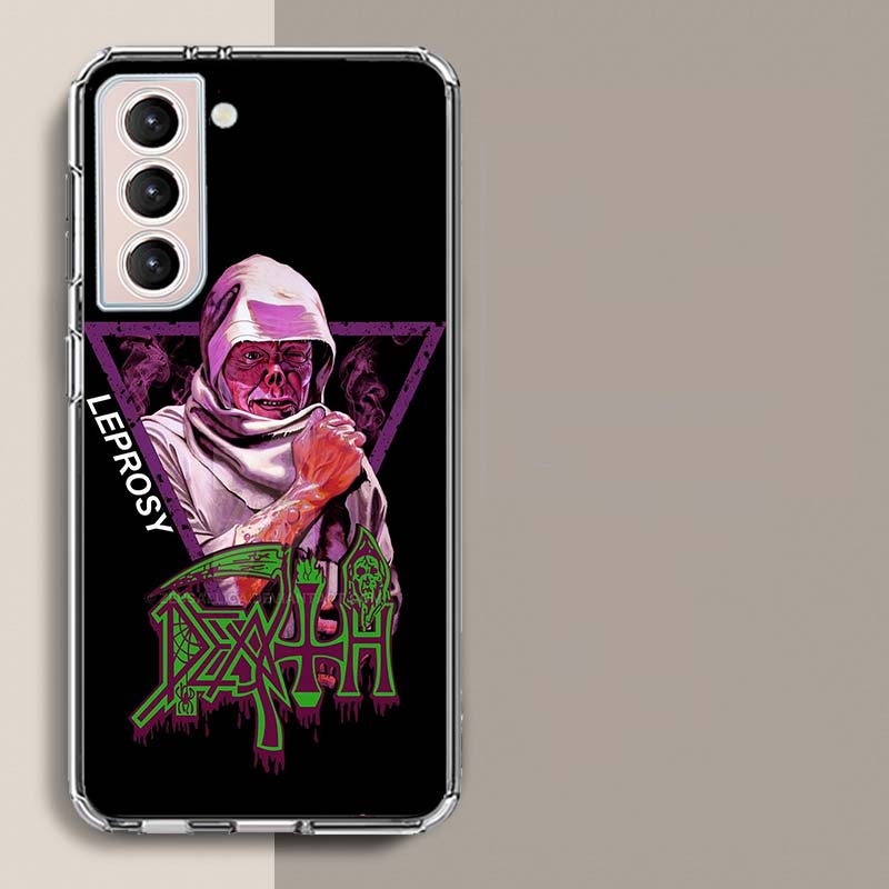 Metal Band D-Death Phone Case For Samsung A16 A26 A36 A56 A17 A15 A25 A35 A55 A14 A24 A34 A54 A04S A05S Galaxy Note 20 10 9 8 A9