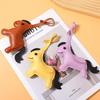 Women'S Bag Pony Keychain Pendant High Quality Pu Leather Horse Ornament Handmade Stitching Charm Fashion Accessories Gift