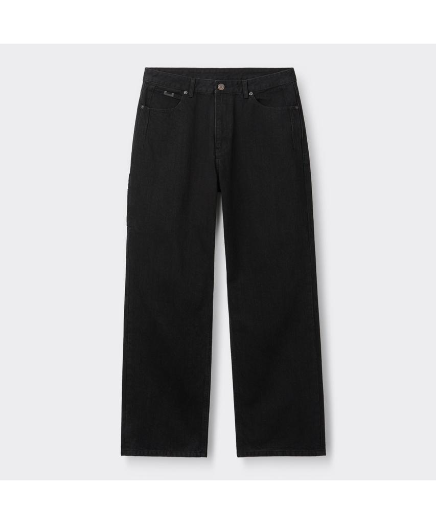 Keoseuuteommellou Black Carpenter Detail Wale Jeans Cwpam26381Bkx