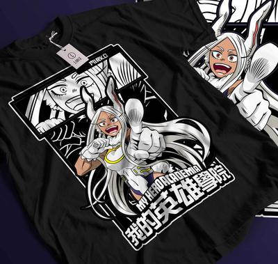 Футболка Герой-Кролик Мирко Руми Усагияма Мирко Bnha Моя геройская академия Подарок 217