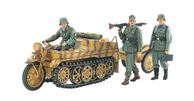 Tamiya Военно-миниатюрная серия Германия Kettenkrad Пластиковая модель 35377 1/35 №377 Sd.Kfz.2 Средний выпуск