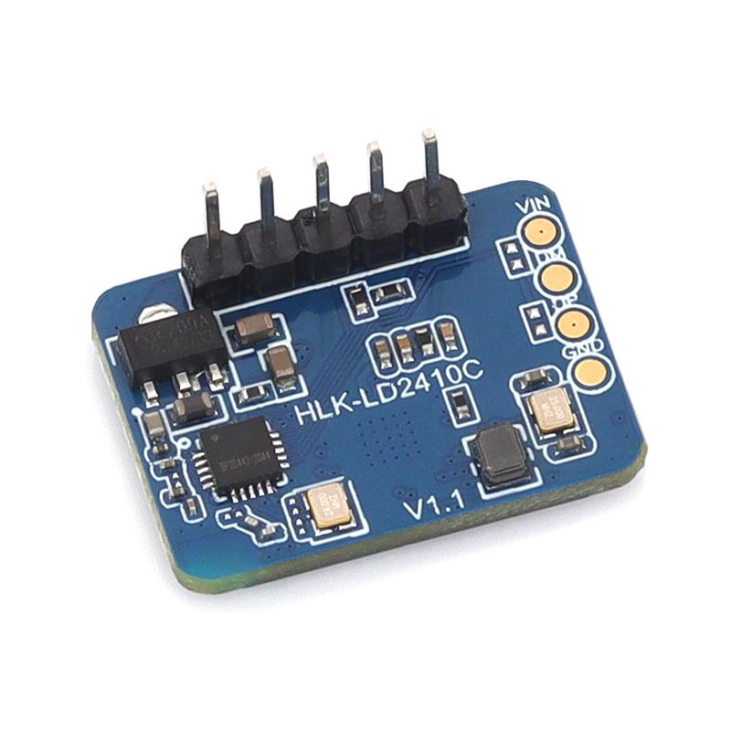 LD2410C 24GHz FMCW Radar Induction Module Human Presence Sensor High Accuracy Body Heartbeat Detection for Security Applications