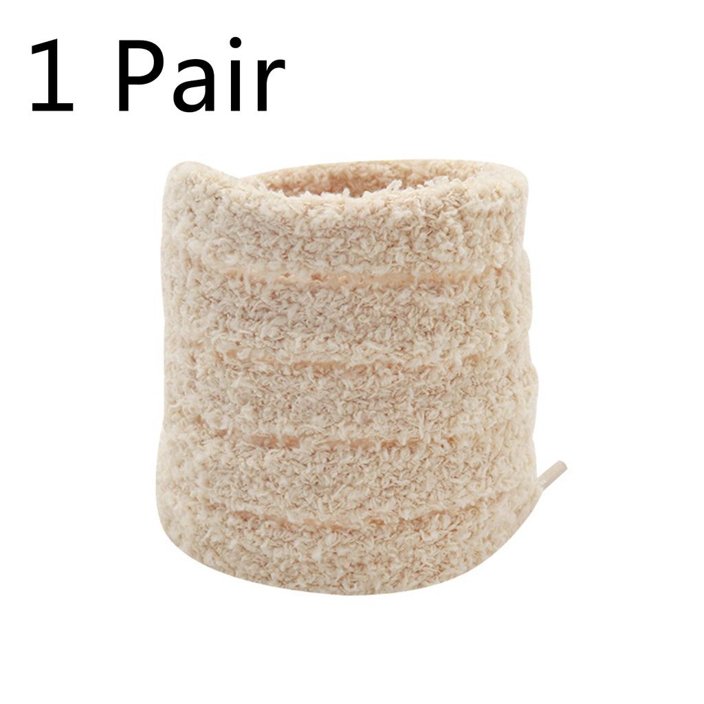 Пушистые плюшевые шнурки для кроссовок для мужчин и женщин, высокие кеды, повседневные парусиновые туфли на плоской подошве, шнурки, мохнатые мягкие шнурки шириной 15 мм