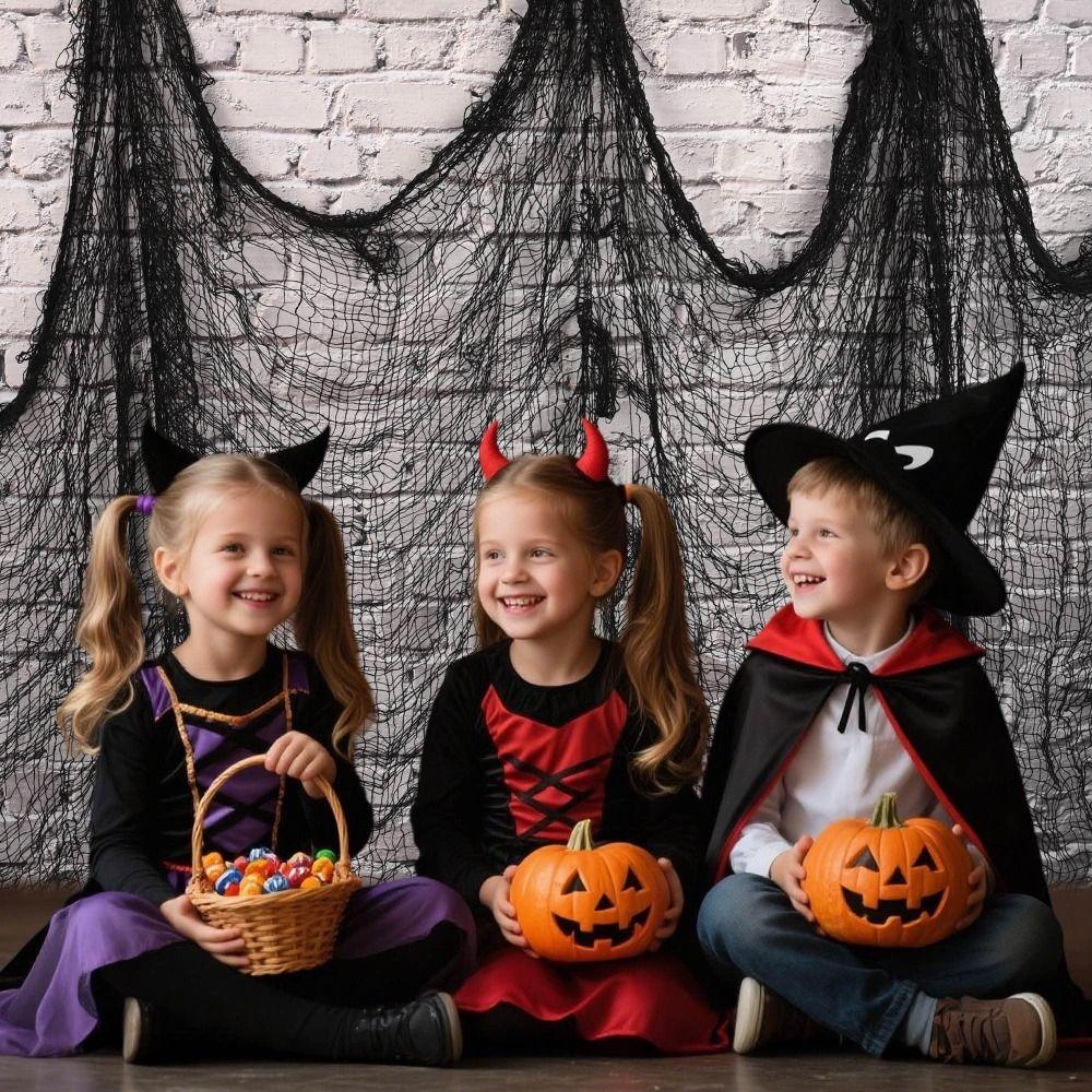 Cloth Halloween Decorative Gauze Multi-Scene Doorway Wall Gauze Decoration Cloth  For Haunted House