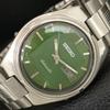 ОРИГИНАЛЬНЫЕ ВИНТАЖНЫЕ АВТОМАТИЧЕСКИЕ ЧАСЫ SEIKO 7009A ЯПОНИЯ МУЖСКИЕ ЗЕЛЕНЫЙ ЦИФЕРБЛАТ a708597-1