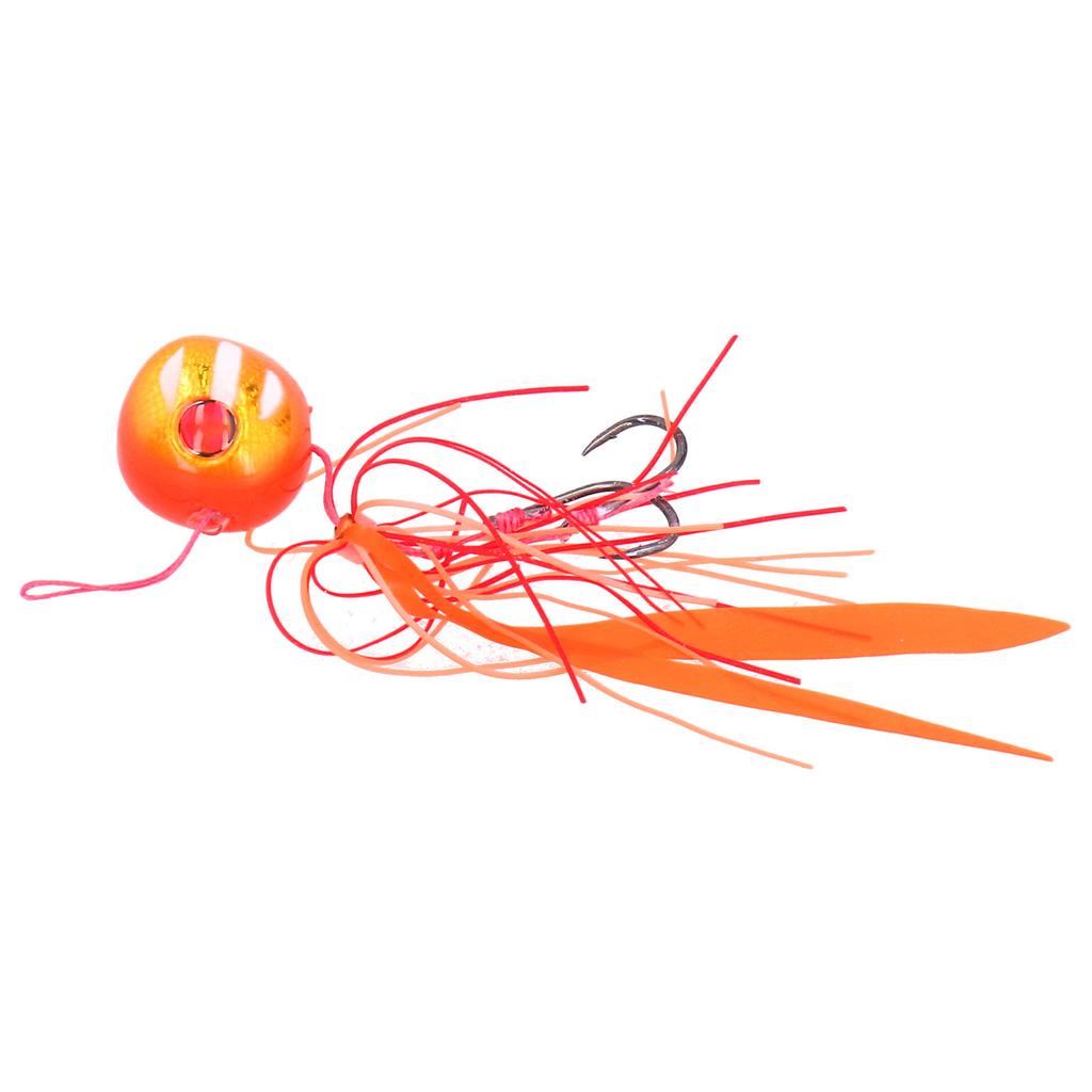 Вольфрамовая сталь Ловля с лодки Железная пластина Светящаяся борода Морская рыбалка Жесткая приманка Приманка с крючком Тип A Красный