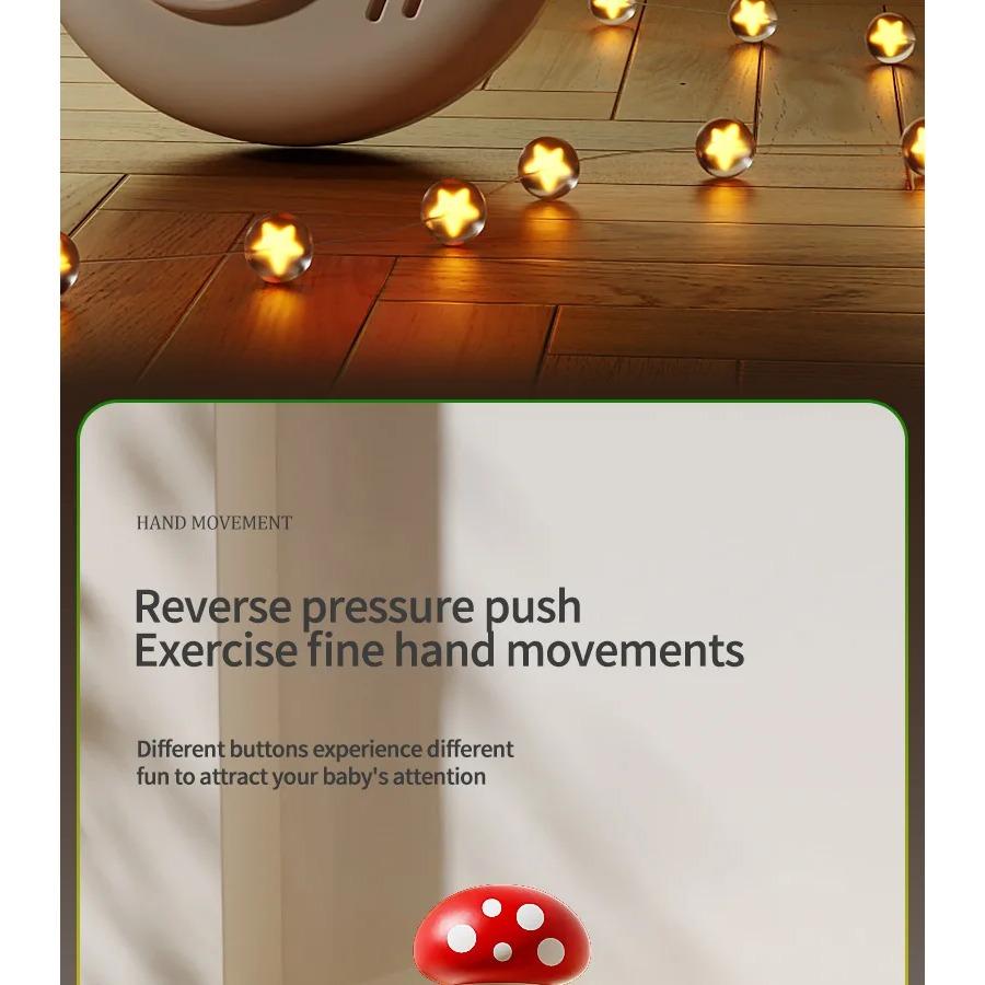 Световые и музыкальные развивающие доски для малышей, сенсорные игры Монтессори, кнопки, имитация контроллера, камера, пианино, образовательная дорожная игрушка, подарок