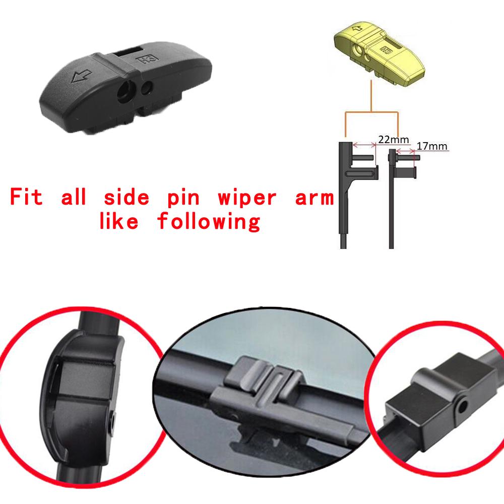 For VW GOLF IV V VI VII VIII Double Rubble Car Wiper Accessories Auto Parts Cleaning Windshield Windscreen Frameless