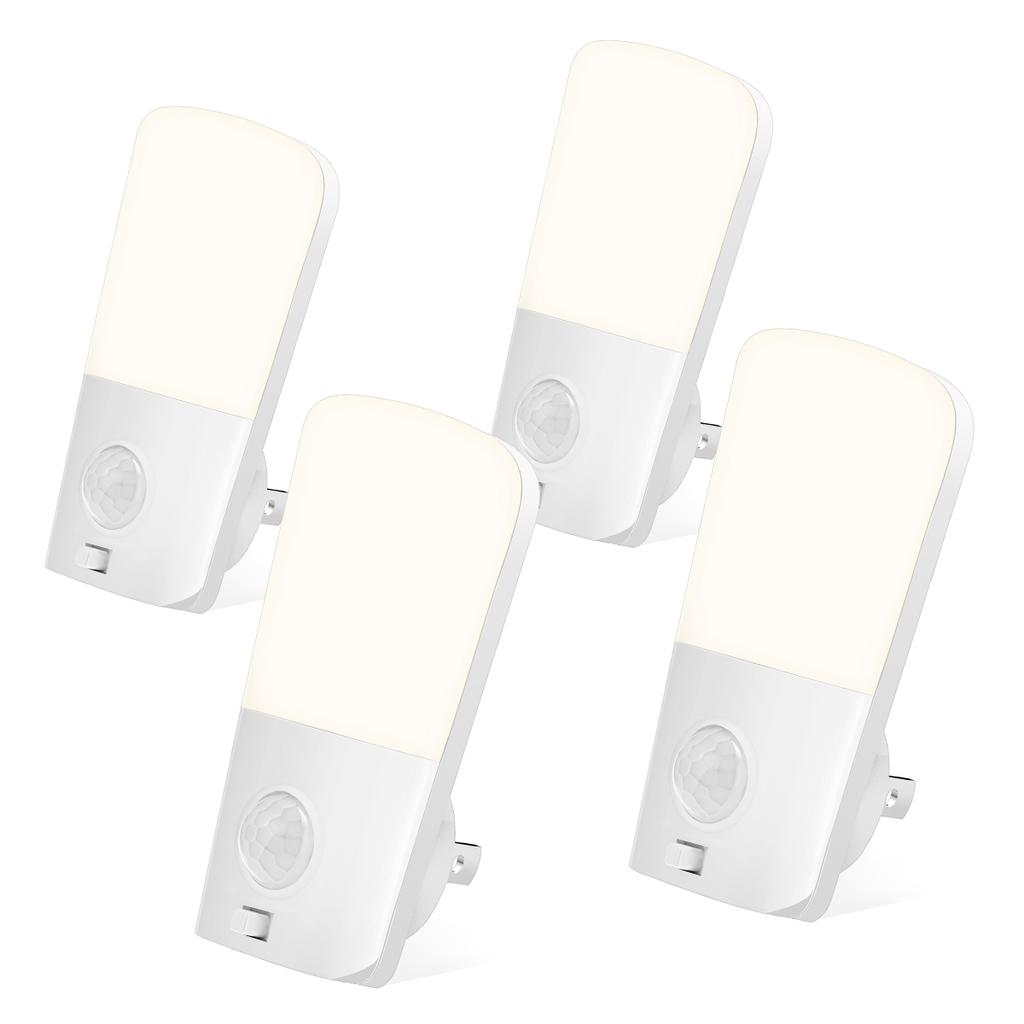 Оптовая цена завода 1 Вт 3000 К 5000 К PIR датчик движения США, ЕС, Великобритания, настенный светодиодный ночник для детей