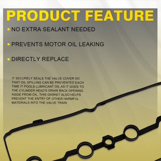 For Nissan Valve Cover Gasket 132705TA0A + Intake Manifold Set Gasket 14035EL00A