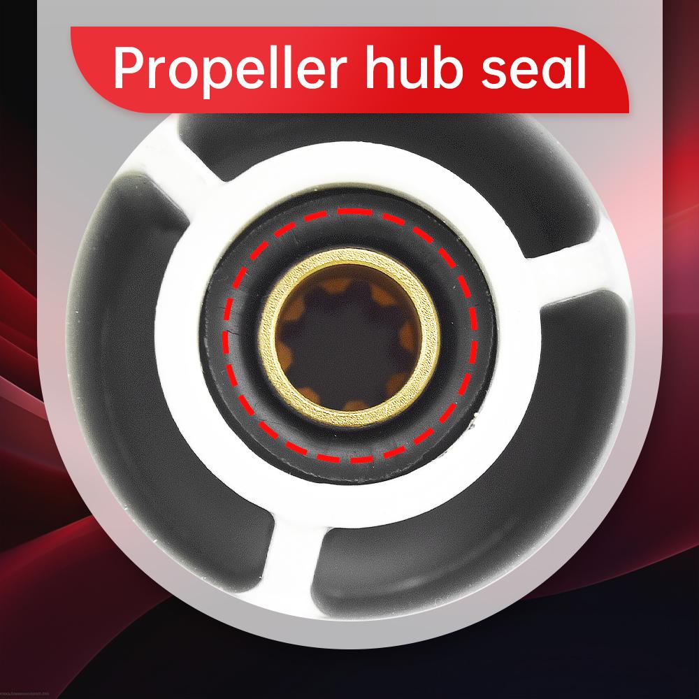 Подвесной гребной винт для Yamaha 4hp 6hp 7 1/2X8, лодочный мотор, винт из алюминиевого сплава, 3 лезвия, 9 шлицев, часть морского двигателя