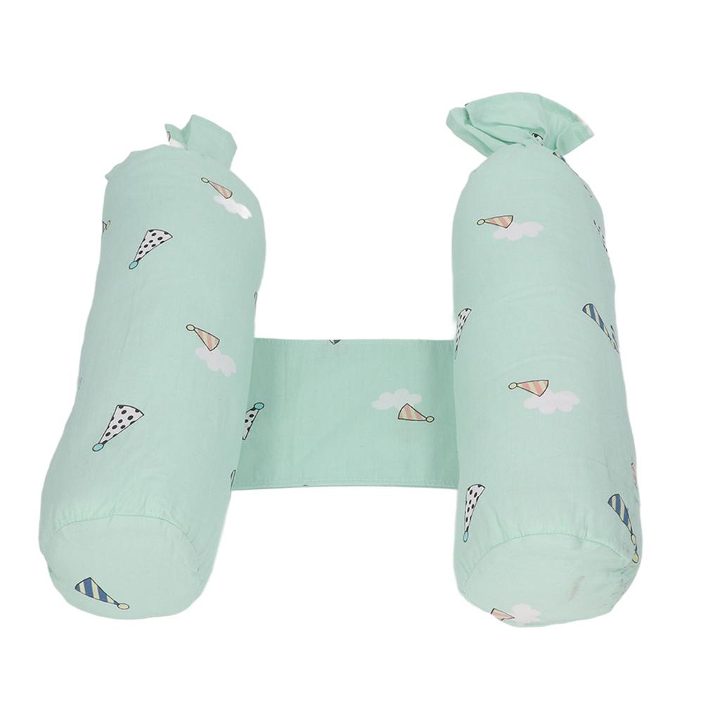 Baby Anti Roll Side Sleep Pillow Soft Comfortable Toddler Neck Support Positioning Back Cushion for