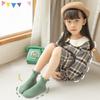Осенне-зимние винтажные хлопковые носки для маленьких девочек, однотонные детские носки, носки принцессы для девочек, японские хлопковые носки