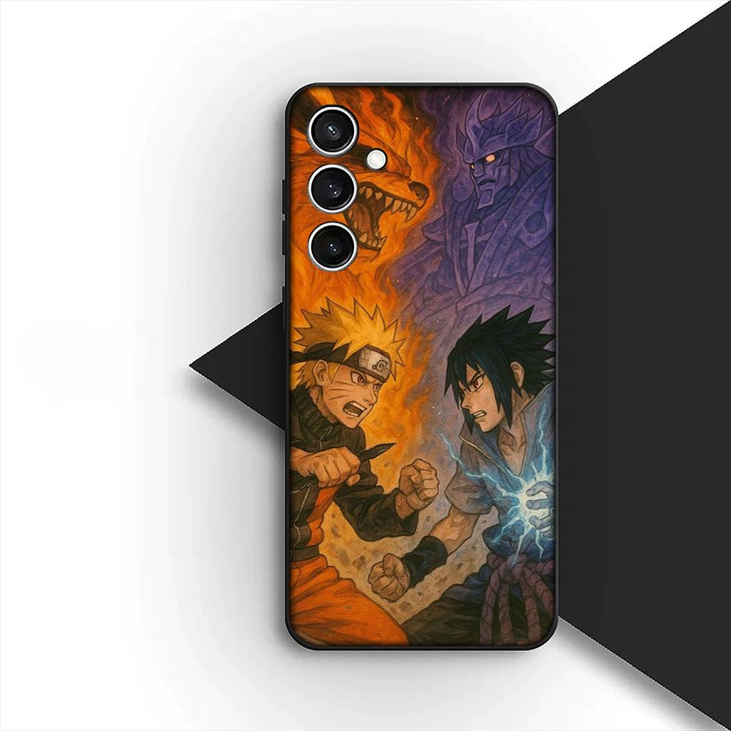 Чехол для телефона Наруто Учиха Саске для Apple iPhone 17 16 14 15 Plus Pro Max 16E ProMax + 15Plus 15+ 16+ Защитная крышка