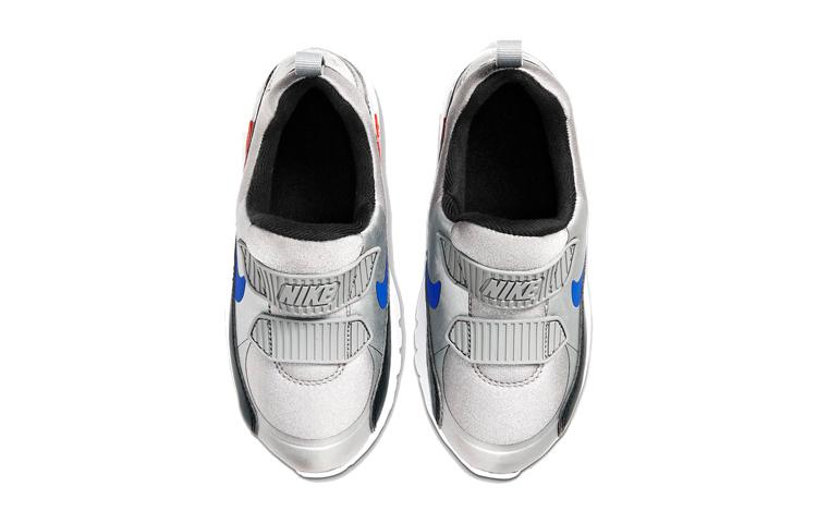 Nike Кроссовки Air Max Tiny 90 Низкие Повседневные Металлический Серебристый Для Детей Возрастом 3 7 Лет 881927-017