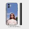 Чехол из прозрачного силикона с изображением певицы Lana-w-Del-R-Rey для iPhone 17,16,15,14,13,12,11,Pro,Max,Mini,XS,X,8,Plus Ударопрочный Черный Чехол
