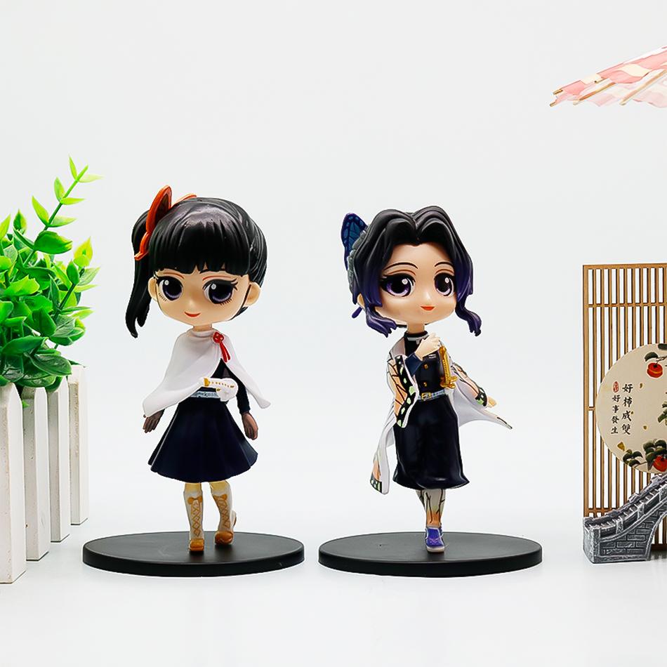 8pcs/kit 2026 Latest  Demon Slayer Tanjiro Kamado Nezuko Animation Figure Miniature Playthings Decoration Piece Playthings Mystery Case Decoration