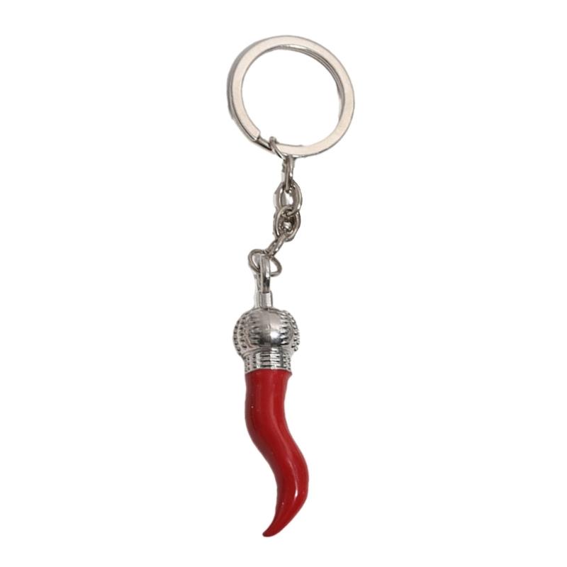 Chili Pendant Keyring Pepper Shaped Keychain Ornament Stylish Bag Embellishment