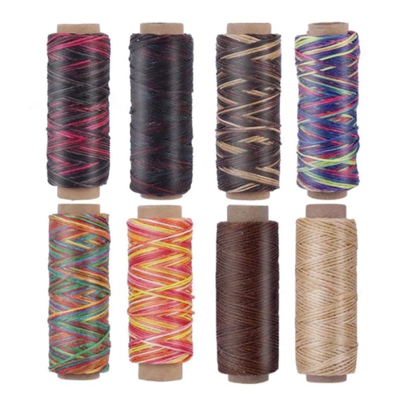 150D нитки для шитья кожи вощеные нитки для шитья кожи переплетные работы своими руками X3UC