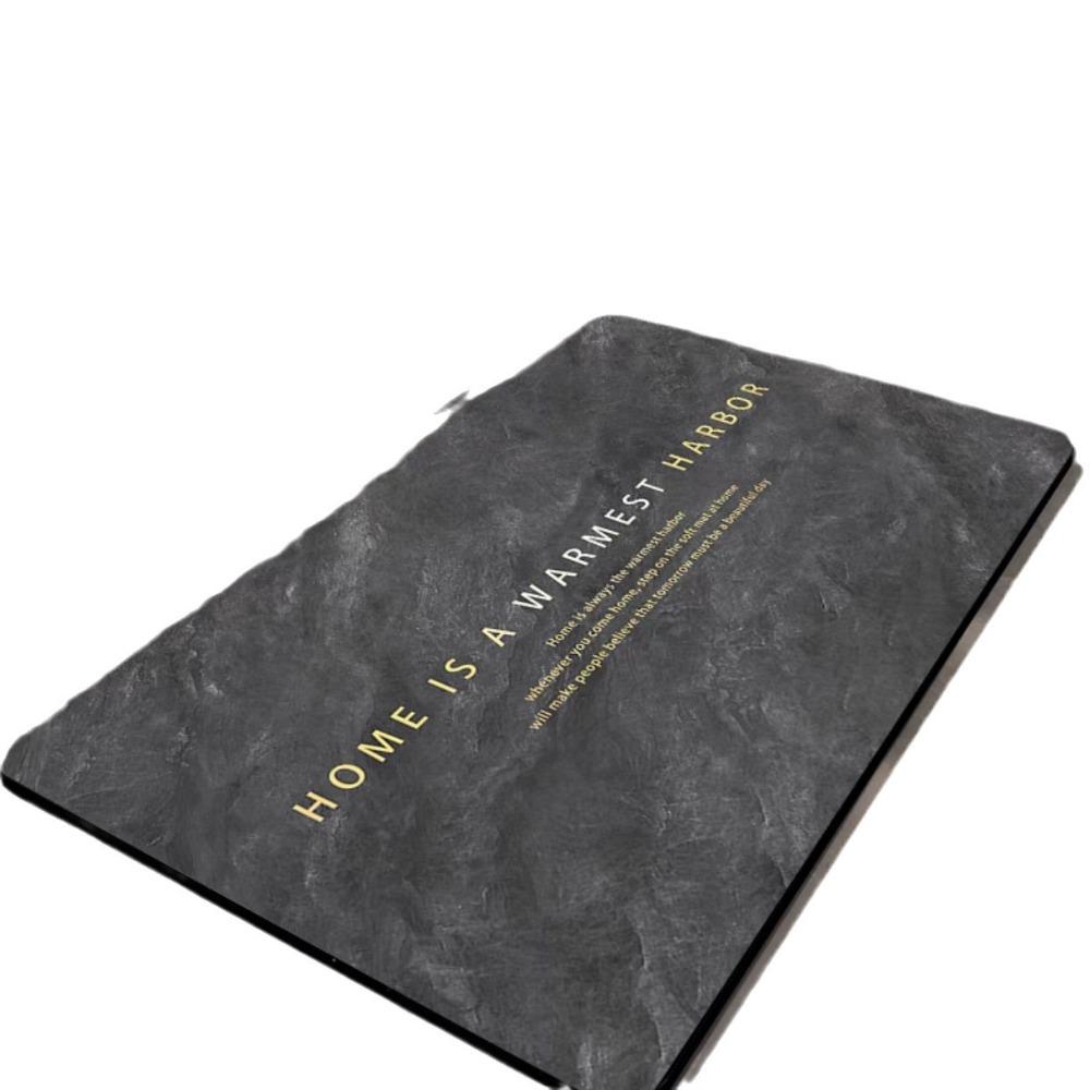 Несмываемый диатомовый ил, бытовой, входная дверь, ванная комната, впитывающий коврик для пола, кухонный туалет, резиновый, нескользящий, большой коврик для ног