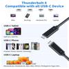Xiaomi Кабель USB4 40 Гбит/с 100 Вт 8K Type C Быстрая зарядка Thunderbolt 3 USB 4.0 USB C на C Кабель для передачи данных Для ноутбука