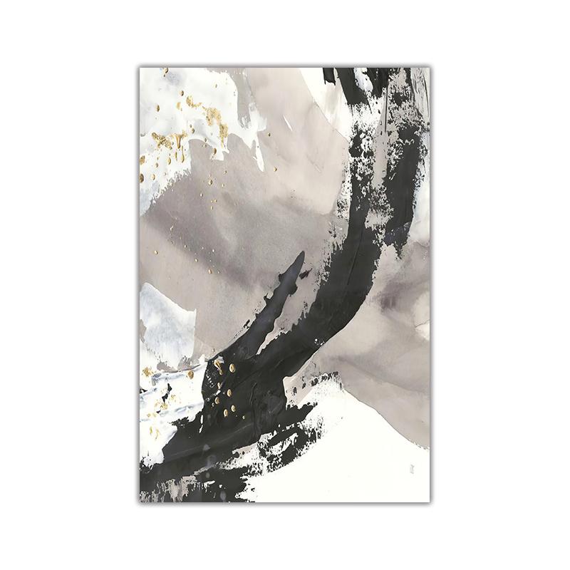 Китайские чернила, черно-белая кисть, абстрактные линии, холст, картина, плакат и принт, настенные художественные картинки для декора гостиной