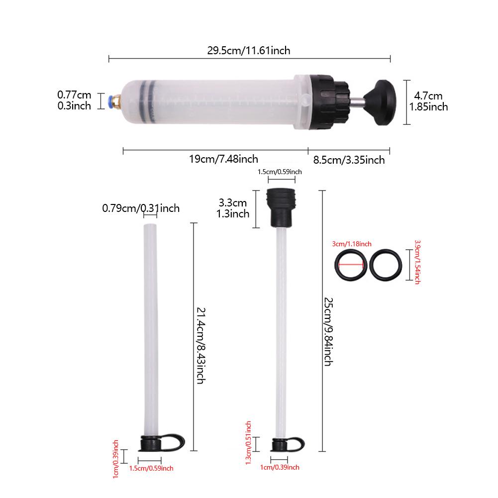 200cc 500cc Автомобильные экстракторы жидкостей Насосы Шприцы для замены масла с шлангом Ручные всасывающие и заливные устройства для топлива Автомобильная замена масла
