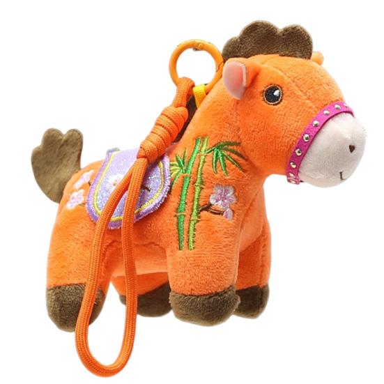 Horse Doll Plush Toy Auspicious Blessings Good Luck In Year of The Horse National Style Plush Doll Hanging Decoration