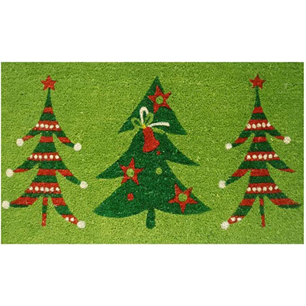 Рождественский коврик для двери Xmas Фланелевый коврик для пола С Рождеством Коврик для входной двери дома Противоскользящий ковер для пола для гостиной