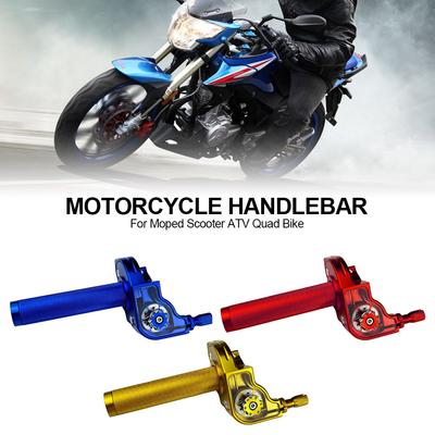 22 мм CNC Алюминиевые Мотоциклетные Ручки Газа с Поворотом Руля для Мопеда Скутера Квадроцикла