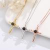 Simple Cross Necklace for Women's Fashion Light Luxury Projection Necklace