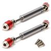 2Pcs Metal Transmission Drive Shaft Suit Fit for Axial SCX10 D90 1 10 RC Crawler Mini Car Parts