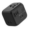 Универсальный дорожный адаптер, Мульти-розетка 220 В в 5 В, USB Type C розетка, Multicontacto con usb y Corriente Зарядное устройство для ЕС/Великобритании/США
