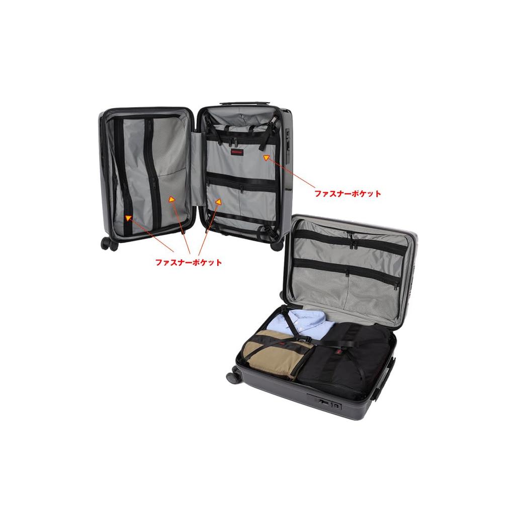 [Briefing] H-34F Approx. 34 L 2-3 Nights Carry-on Size TAS Lock Caster Lock (Polycarbonate, NAVY)