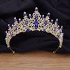 Luxury Crystal Wedding Crown Royal Queen Pageant Headbands Bridal Tiaras Headdress Bride Crown Hair Jewelry Head Accessories
