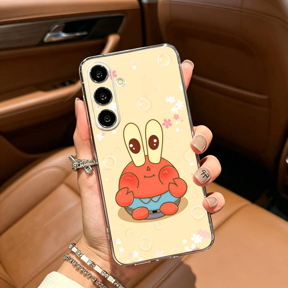 Comedy Animation- SpongeBob-S- SquarePants Phone Case For Samsung Galaxy A71,A70,A52,A51,A40,A30 Transparent Cover