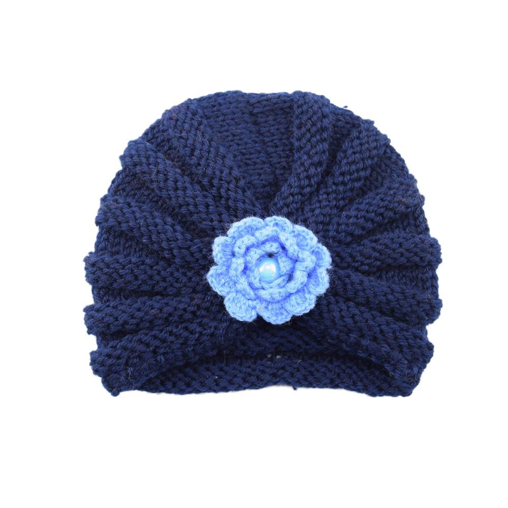 Детская шерстяная индийская шапка Camellia Pearl, теплая, вязаная, для новорожденных, на осень и зиму